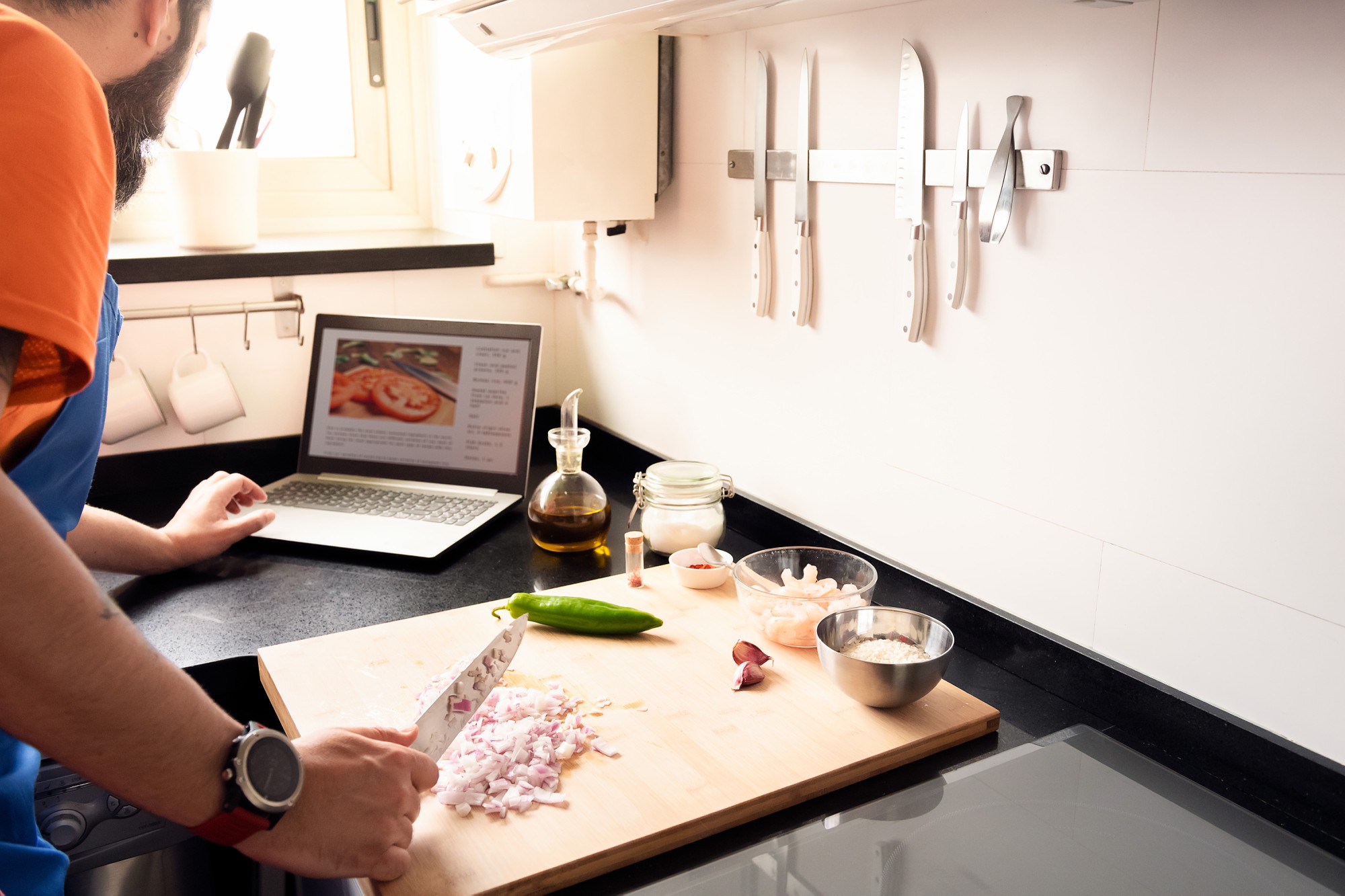 Interno della cucina didattica